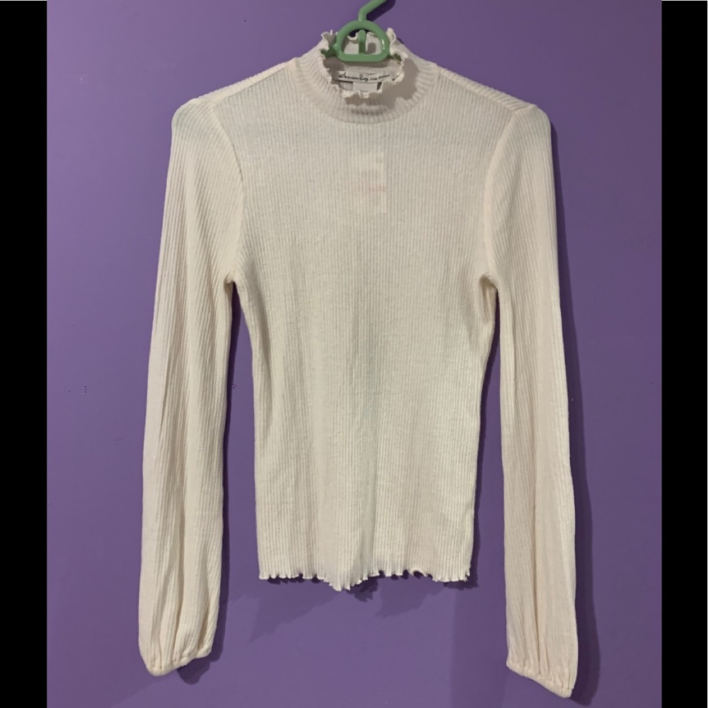 Knit sweatshirt